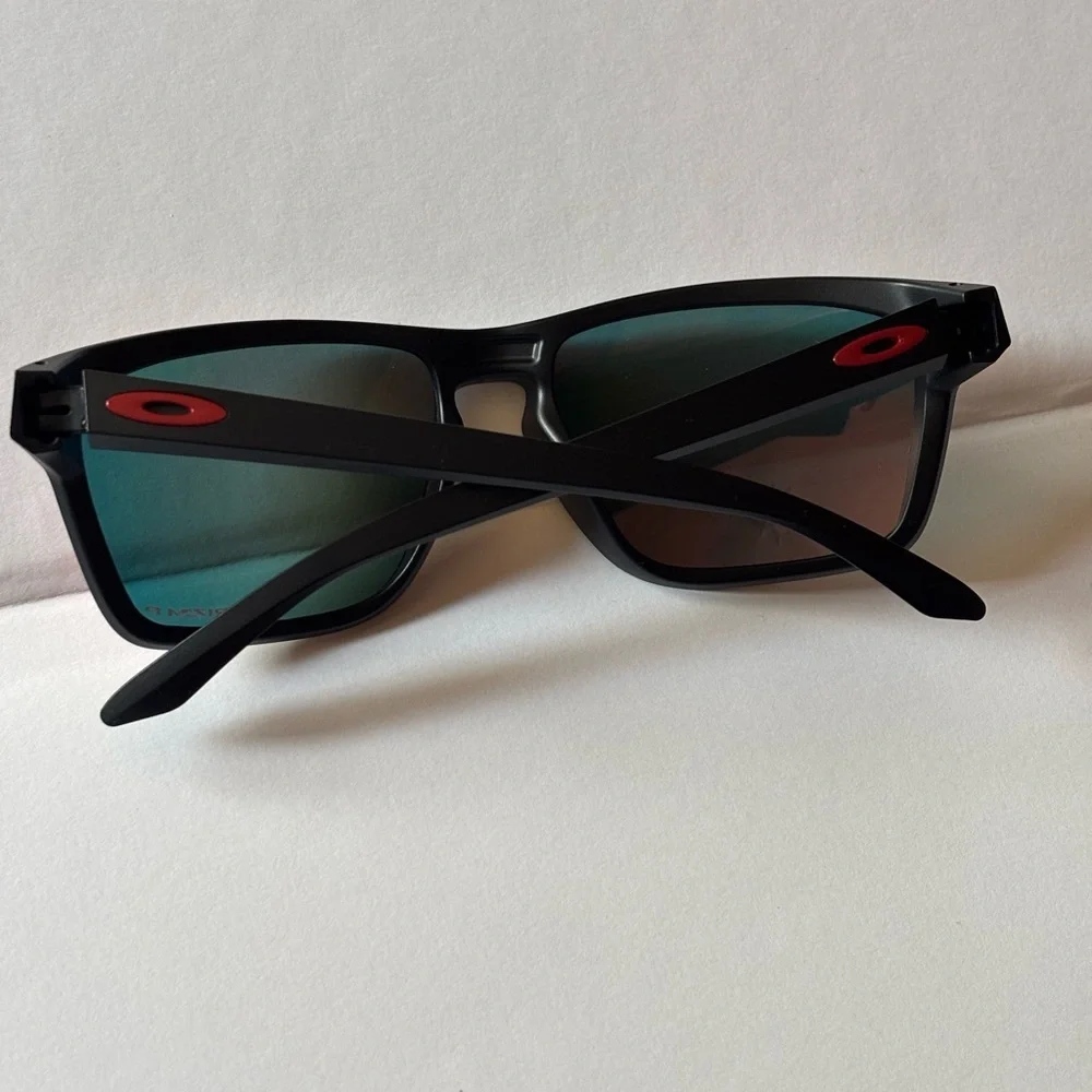Oakley Sylas OO9448-0557 Prizm Ruby Polarized Sunglasses Black Ink 57mm New